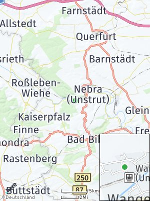 Here Map of Wangen bei Naumburg