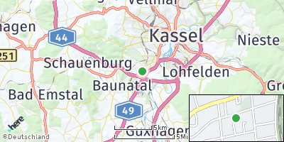 Google Map of Oberzwehren