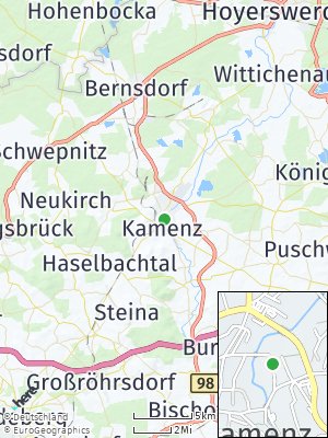 Here Map of Kamenz