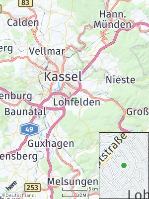Here Map of Gemeinde Lohfelden