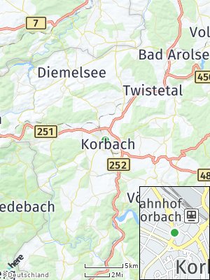 Here Map of Korbach