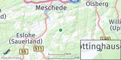 Google Map of Köttinghausen