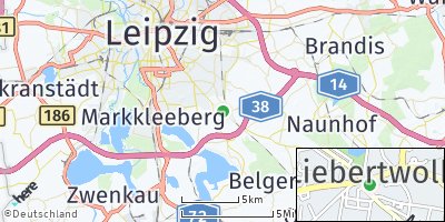 Google Map of Liebertwolkwitz