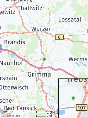 Here Map of Trebsen / Mulde