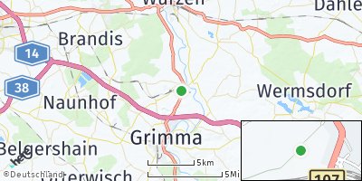 Google Map of Trebsen / Mulde