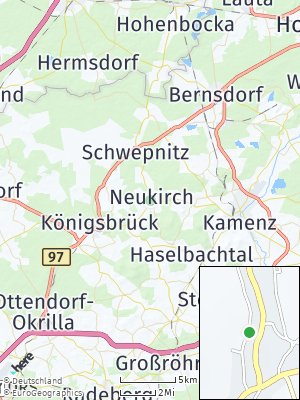Here Map of Neukirch bei Königsbrück