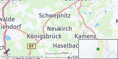 Google Map of Neukirch bei Königsbrück