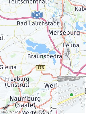 Here Map of Braunsbedra
