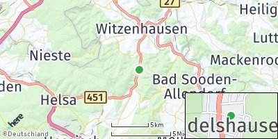 Google Map of Hundelshausen