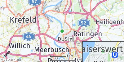 Google Map of Kaiserswerth