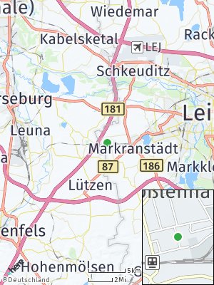 Here Map of Großlehna