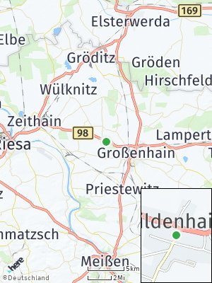 Here Map of Wildenhain bei Großenhain