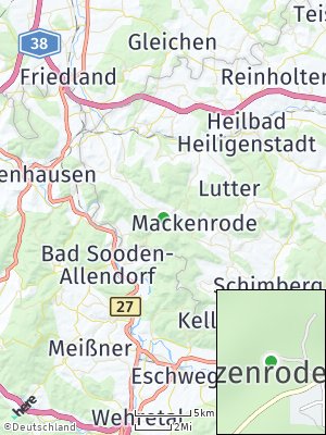 Here Map of Dietzenrode / Vatterode