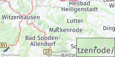 Google Map of Dietzenrode / Vatterode