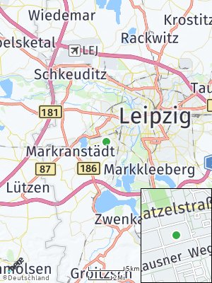 Here Map of Grünau-Siedlung
