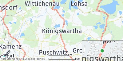 Google Map of Königswartha