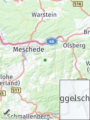 Here Map of Blüggelscheidt