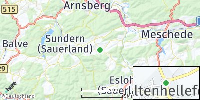 Google Map of Altenhellefeld