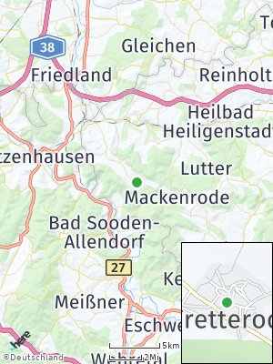 Here Map of Fretterode
