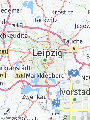 Here Map of Südvorstadt