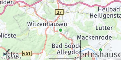 Google Map of Werleshausen