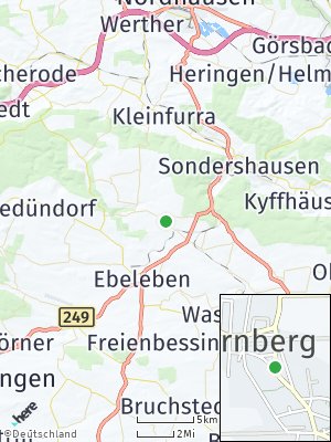 Here Map of Schernberg bei Ebeleben