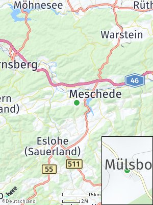 Here Map of Mülsborn