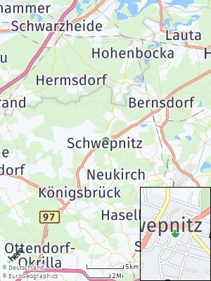 Here Map of Schwepnitz