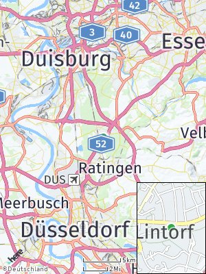 Here Map of Lintorf bei Ratingen