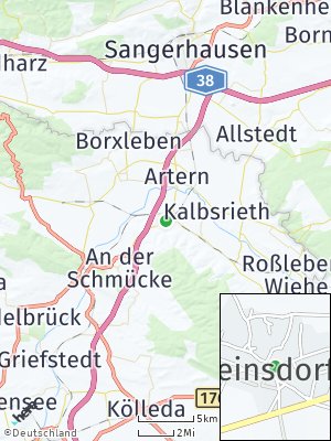 Here Map of Reinsdorf bei Artern