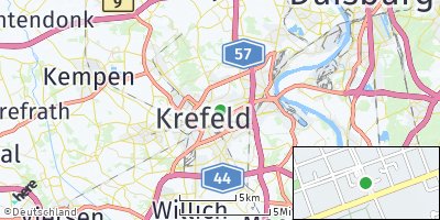 Google Map of Krefeld