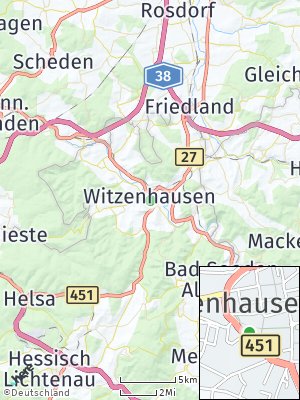 Here Map of Witzenhausen