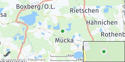 Google Map of Kreba-Neudorf