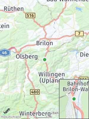 Here Map of Brilon-Wald