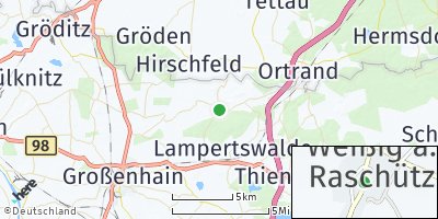 Google Map of Weißig am Raschütz