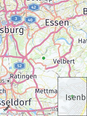Here Map of Isenbügel bei Velbert