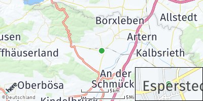 Google Map of Esperstedt bei Artern