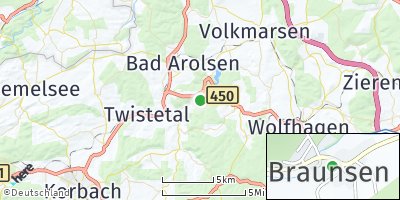 Google Map of Braunsen