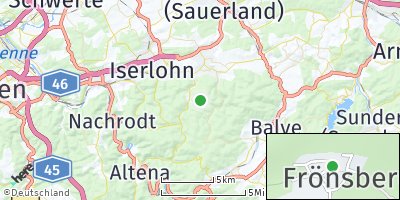 Google Map of Frönsberg