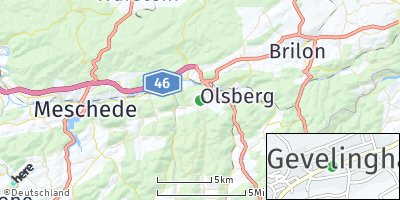Google Map of Gevelinghausen