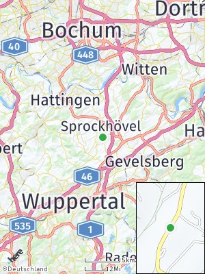 Here Map of Obersprockhövel
