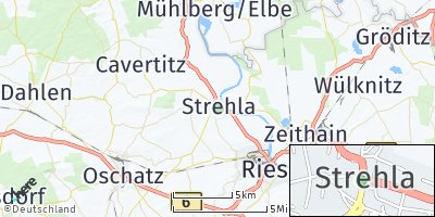 Google Map of Strehla