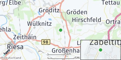 Google Map of Zabeltitz
