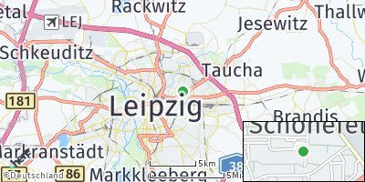 Google Map of Schönefeld-Ost