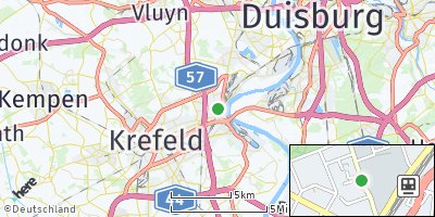Google Map of Uerdingen