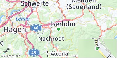 Google Map of Obergrüne