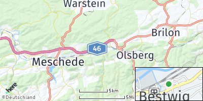 Google Map of Bestwig