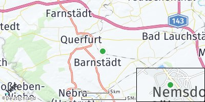 Google Map of Nemsdorf-Göhrendorf