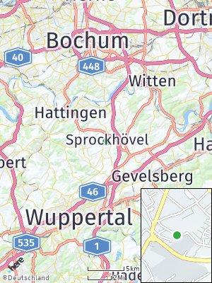 Here Map of Niedersprockhövel