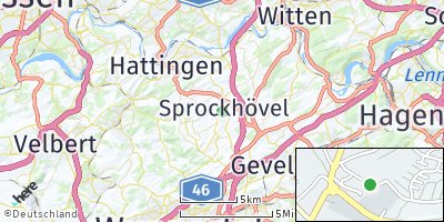 Google Map of Niedersprockhövel